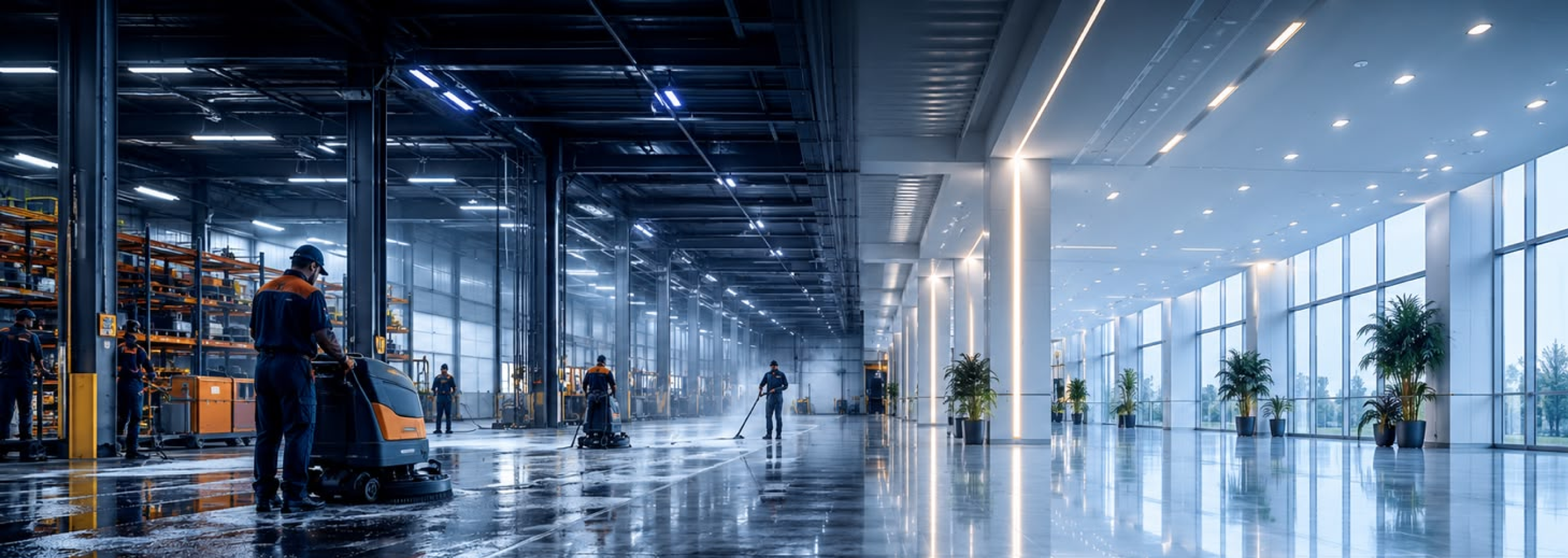 Commercial office cleaning service